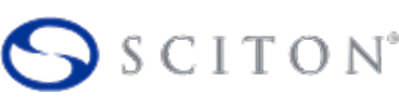 Sciton logo in blue and grey text.