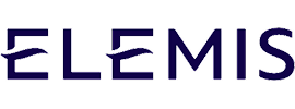 ELEMIS brand logo in purple typography