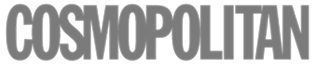 Cosmopolitan magazine logo in bold text
