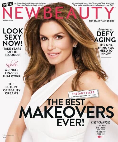 NewBeauty Cindy Crawford issue